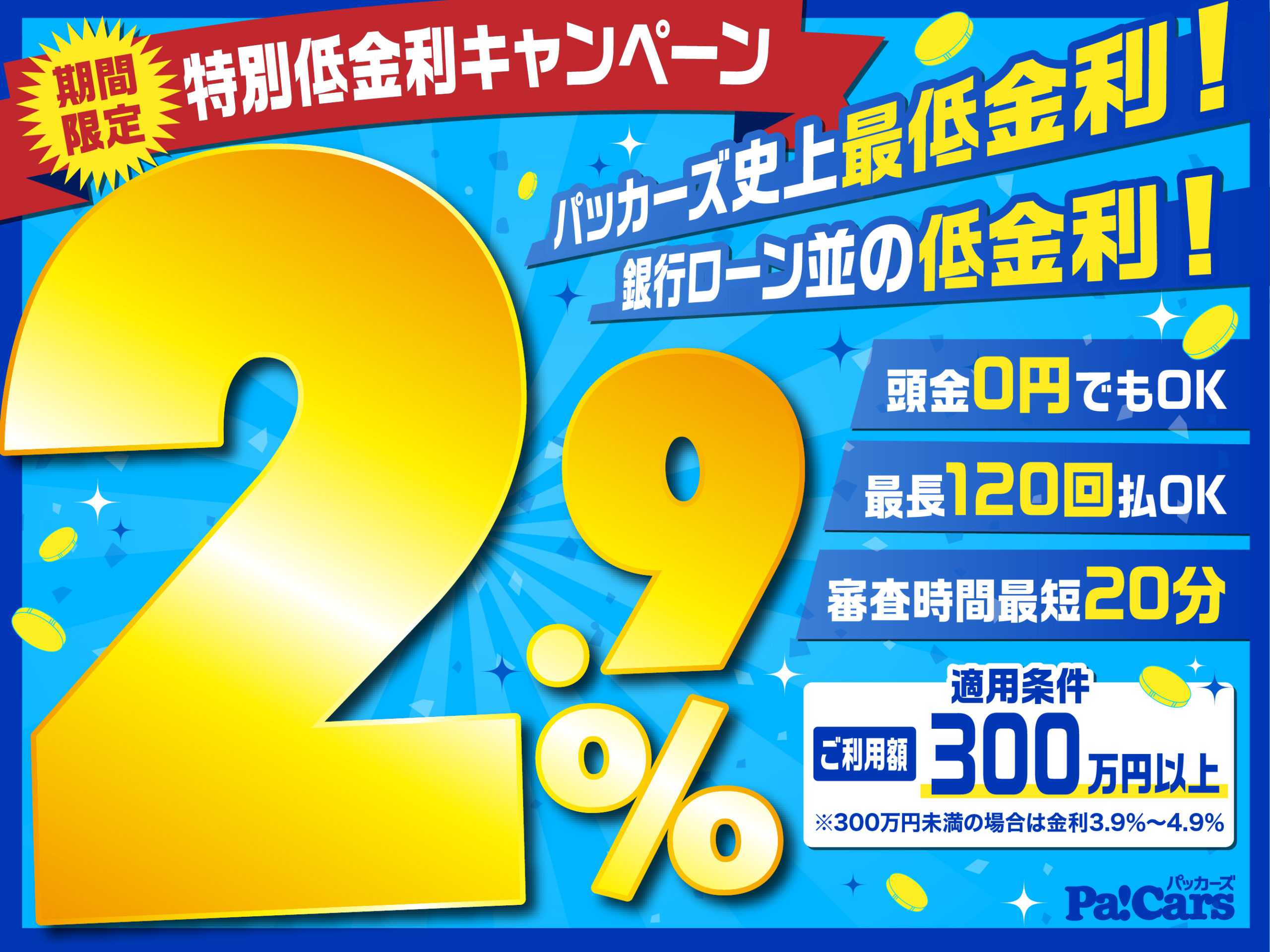 特別低金利2 9 未使用車のネット販売専門店 パッカーズ